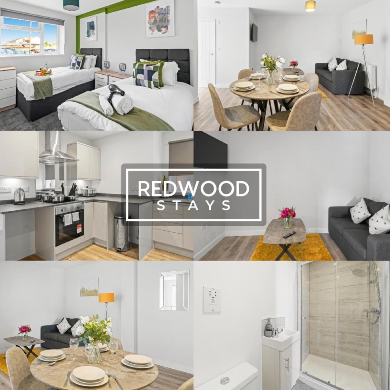 Quality 1 Bed 1 Bath Apartments For Contractors By Redwood Stays Farnborough  Exteriér fotografie