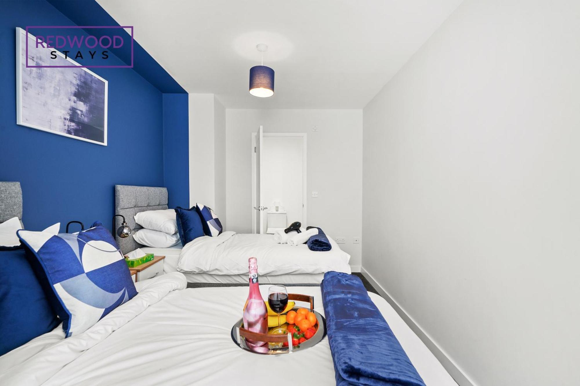 Quality 1 Bed 1 Bath Apartments For Contractors By Redwood Stays Farnborough  Exteriér fotografie